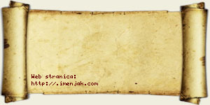 Hana Cupać vizit kartica